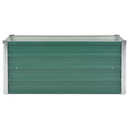 Vidaxl plantenbak verhoogd 100x40x45 cm gegalvaniseerd staal groen