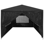 Vidaxl partytent 3x6 m antraciet