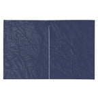 Vidaxl tentwanden met ritssluiting pe blauw 2 st