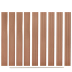 Vidaxl vervangende schuttingplanken 9 st 170 cm hkc bruin