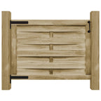 VidaXL Poort 100x75 cm groen geïmpregneerd grenenhout
