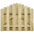 VidaXL Poort 100x75 cm groen geïmpregneerd grenenhout