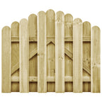 VidaXL Poort 100x75 cm groen geïmpregneerd grenenhout