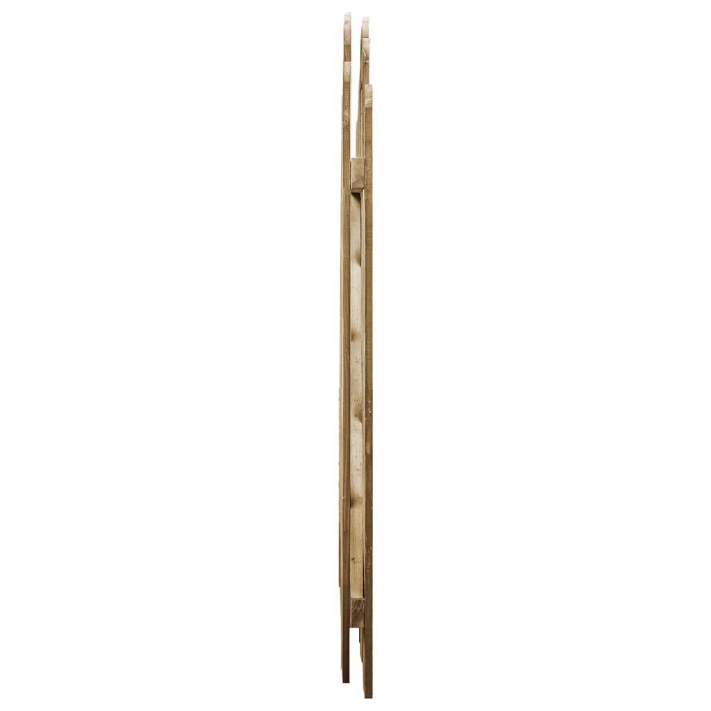 VidaXL Poort 100x100 cm geïmpregneerd grenenhout