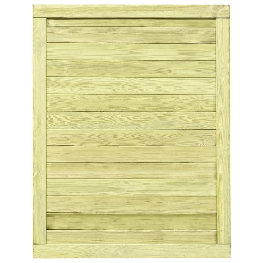 VidaXL Poort 125x100 cm geïmpregneerd grenenhout
