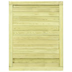VidaXL Poort 125x100 cm geïmpregneerd grenenhout