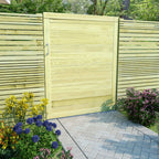 VidaXL Poort 125x100 cm geïmpregneerd grenenhout