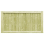 VidaXL Poorten 2 st 300x75 cm geïmpregneerd grenenhout