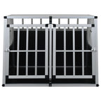 Vidaxl hondenbench met dubbele deur 94x88x69 cm