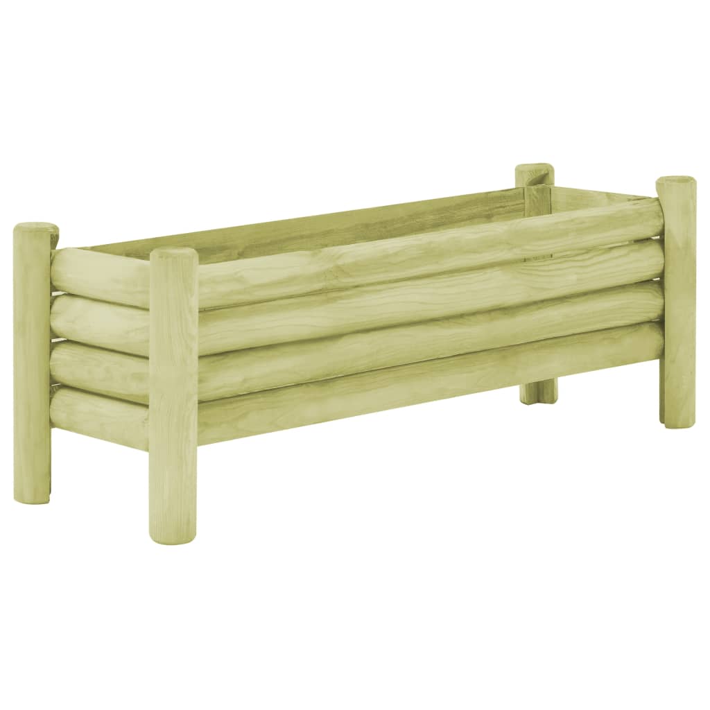 VidaXL Plantenbak verhoogd 120x40x42 cm geïmpregneerd grenenhout