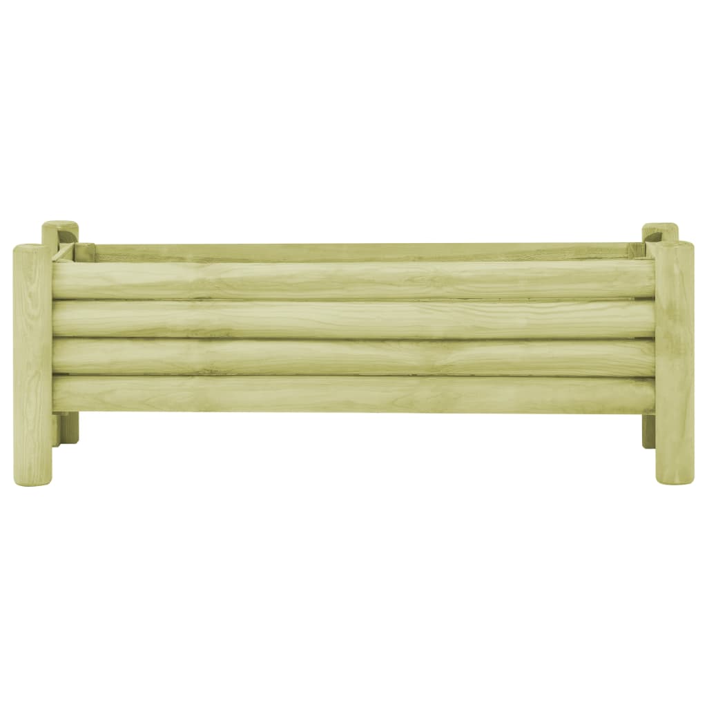 VidaXL Plantenbak verhoogd 120x40x42 cm geïmpregneerd grenenhout