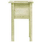 VidaXL Plantenbak verhoogd met voeten 50x50x80 cm gezaagd hout