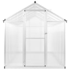 VidaXL Tuinkas 15,6 m³ 421x190x195 cm aluminium