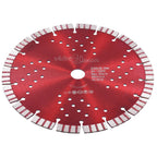 VidaXL Diamantzaagblad met turbo en gaten 230 mm staal