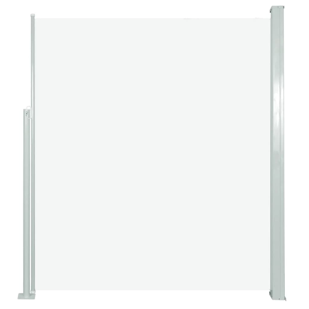 Vidaxl windscherm uittrekbaar 160x500 cm crème