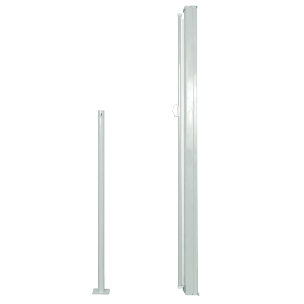 Vidaxl windscherm uittrekbaar 160x500 cm crème