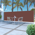 Vidaxl zijluifel uittrekbaar 160x500 cm bruin