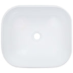 Vidaxl wastafel 44,5x39,5x14,5 cm keramiek wit