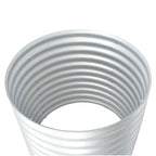 Vidaxl plantenbak verhoogd 80x80x81 cm gegalvaniseerd staal zilver