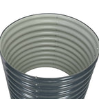 Vidaxl plantenbak verhoogd 80x80x81 cm gegalvaniseerd staal grijs