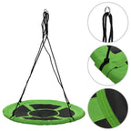 Vidaxl schommel 100 kg 110 cm groen