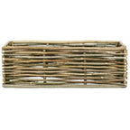 VidaXL Plantenbak verhoogd 120x40x40 cm hazelaarhout