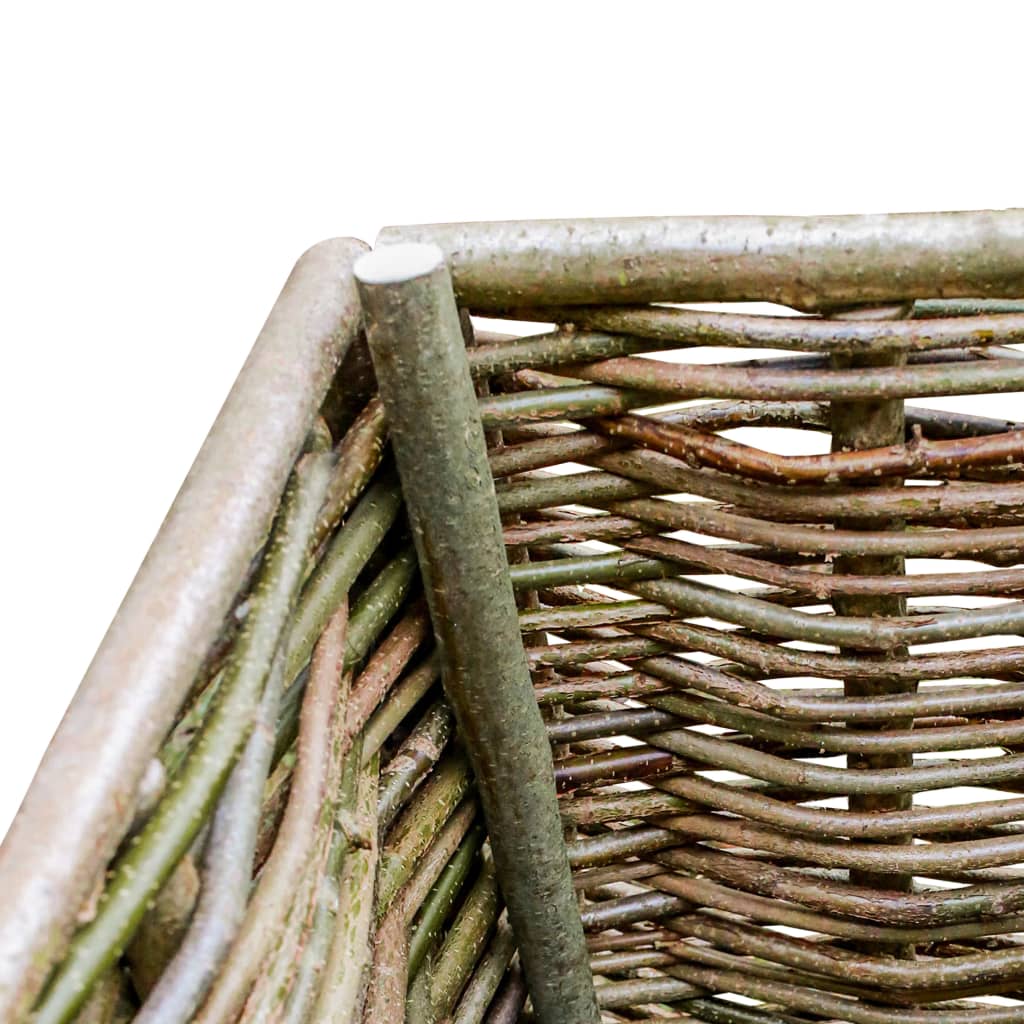 VidaXL Plantenbak verhoogd 120x40x40 cm hazelaarhout