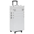 Vidaxl make-up trolley aluminium zilverkleurig