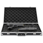 Vidaxl wapenkoffer aluminium abs zwart