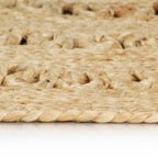 VidaXL Vloerkleed handgemaakt 90 cm gevlochten jute