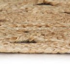 Vidaxl vloerkleed handgemaakt 120 cm gevlochten jute