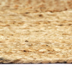 Vidaxl vloerkleed handgemaakt 80x160 cm jute naturel