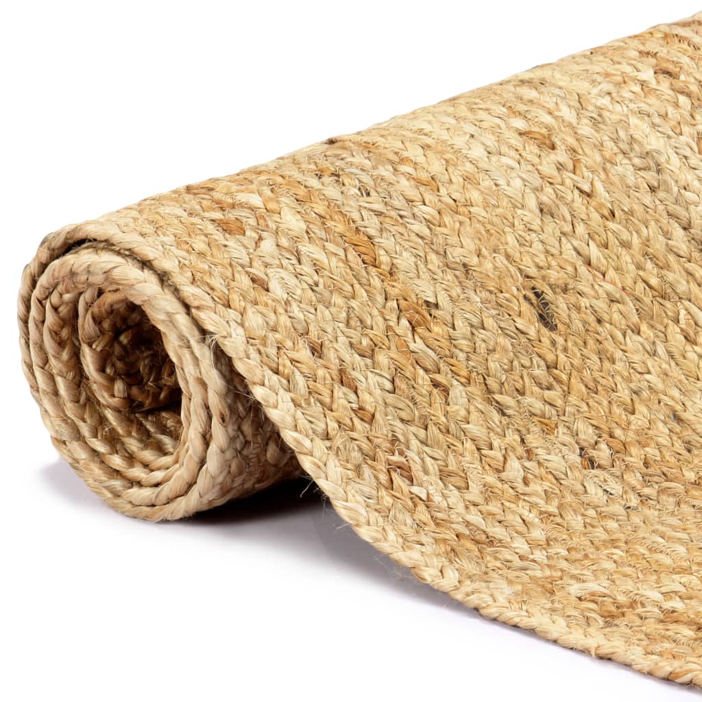 Vidaxl vloerkleed handgemaakt 160x230 cm jute naturel