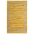Vidaxl vloerkleed handgemaakt 160x230 cm jute geel