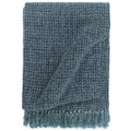 Vidaxl plaid 125x150 cm katoen indigo-blauw