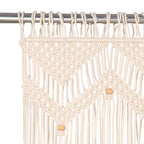 Vidaxl gordijn macramé 140x240 cm katoen