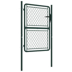 Vidaxl tuinpoort staal 100x150 cm groen