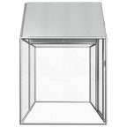 Vidaxl kippenren 2x1x1,5 m gegalvaniseerd staal
