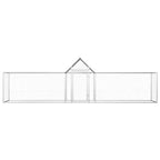 VidaXL Kippenren 5x1x1,5 m gegalvaniseerd staal