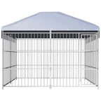 VidaXL Hondenkennel voor buiten met dak 300x300x200 cm