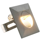 VidaXL LED-buitenwandlampen 6 st 5 W vierkant zilverkleurig