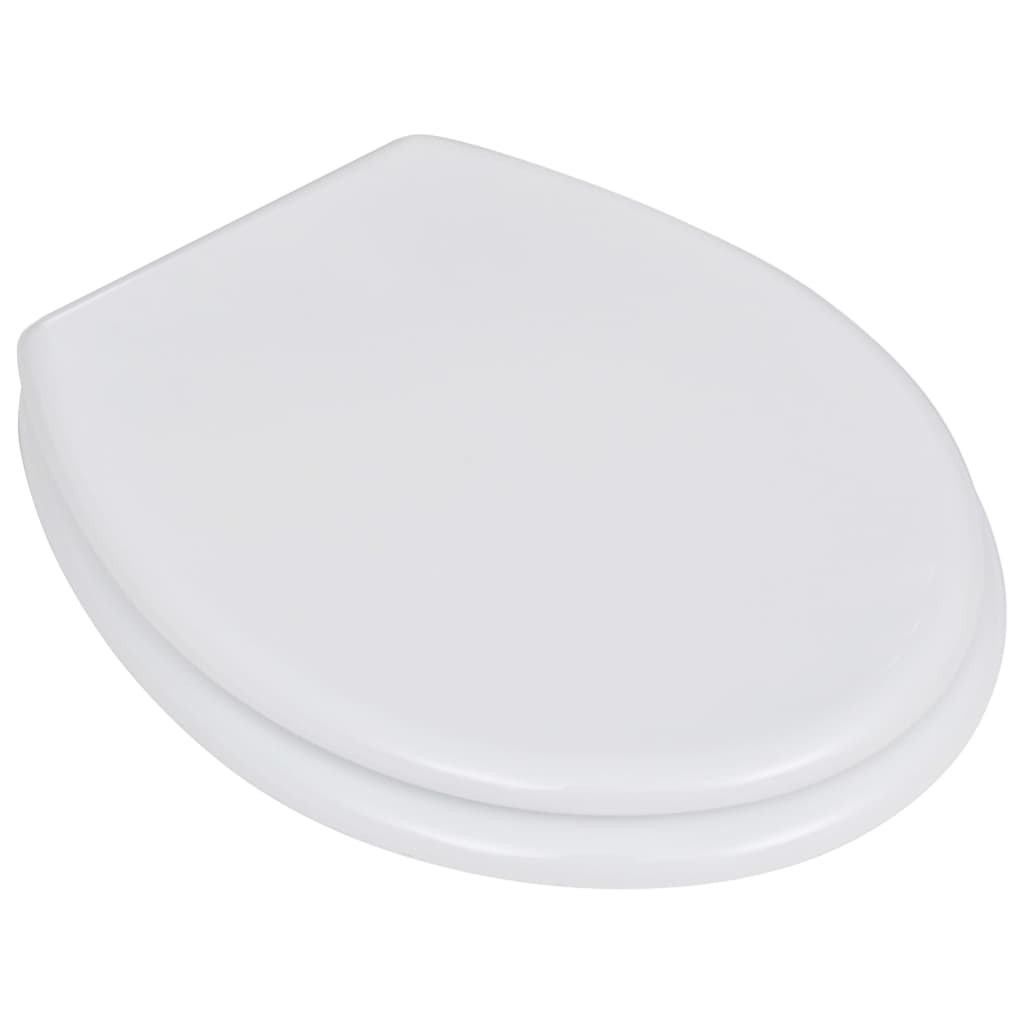 Vidaxl toiletbrillen met deksels 2 st mdf wit