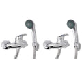 Vidaxl douche mengkraan 2 st