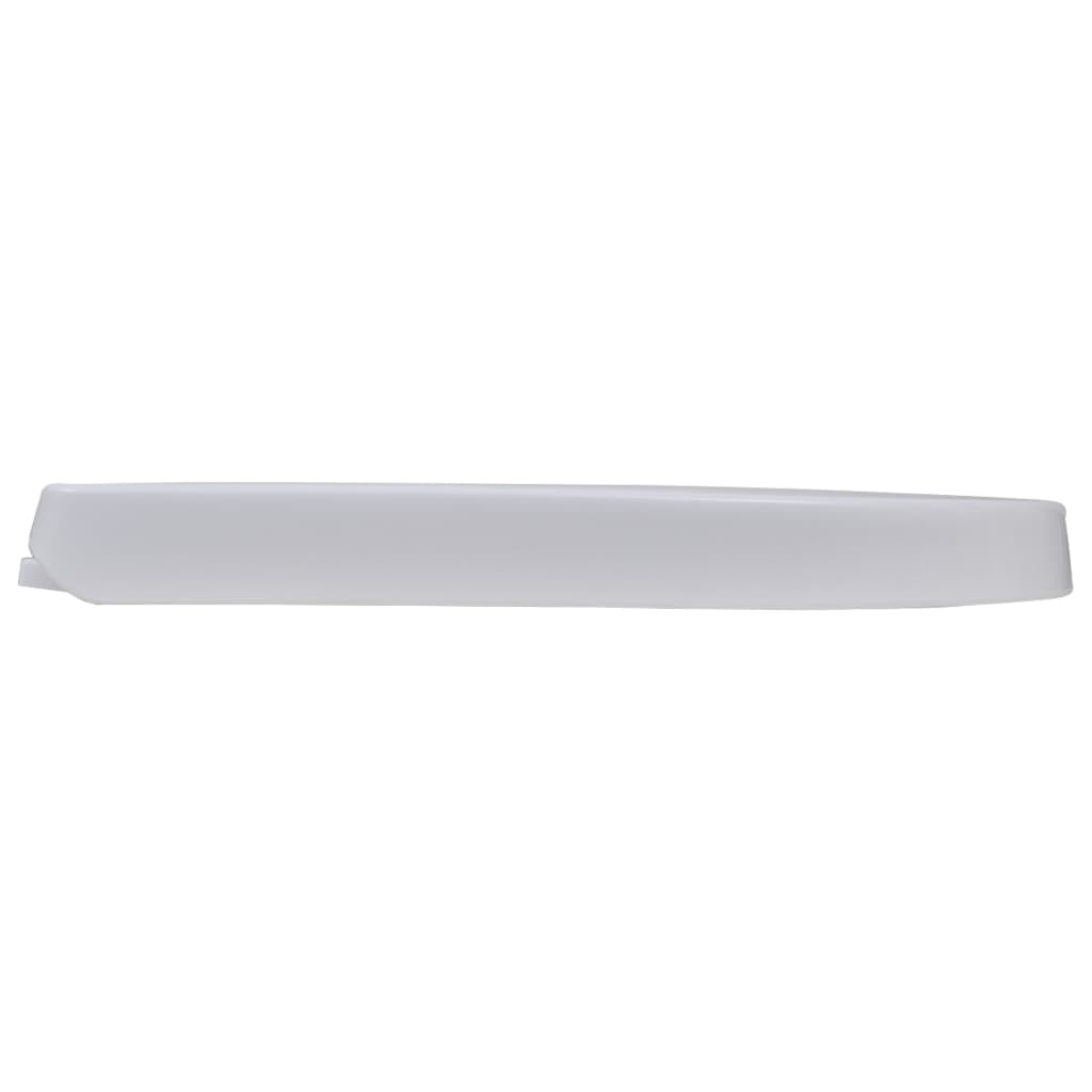 Vidaxl toiletbrillen met soft-close deksels 2 st kunststof wit