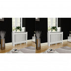 Vidaxl radiatorombouw 2 st 112 cm mdf wit