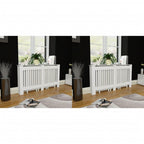 Vidaxl radiatorombouw 2 st 152 cm mdf wit