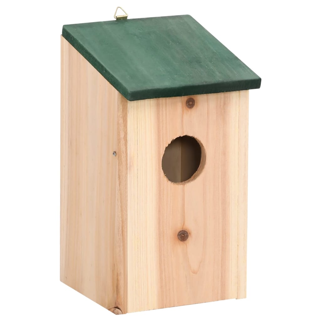 Vidaxl vogelhuisjes 8 st 12x12x22 cm hout