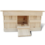 Vidaxl mussenhuizen 2 st 44x15,5x21,5 cm hout