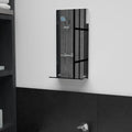 Vidaxl wandspiegel met schap 20x40 cm gehard glas