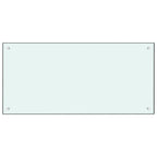 Vidaxl spatscherm keuken 100x50 cm gehard glas wit